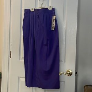 Purple long skirt